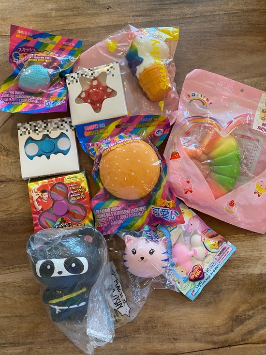 Other - Squishy/fidget toy bundle (comes with 10 pieces)